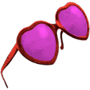 Heart-shaped Sunglasses Skin