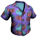 Shadowmane Fishing-Print Shirt Skin