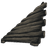 Sloped Wood Wall Left