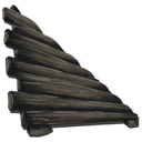 Sloped Wood Wall Right