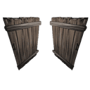 Wooden Double Door