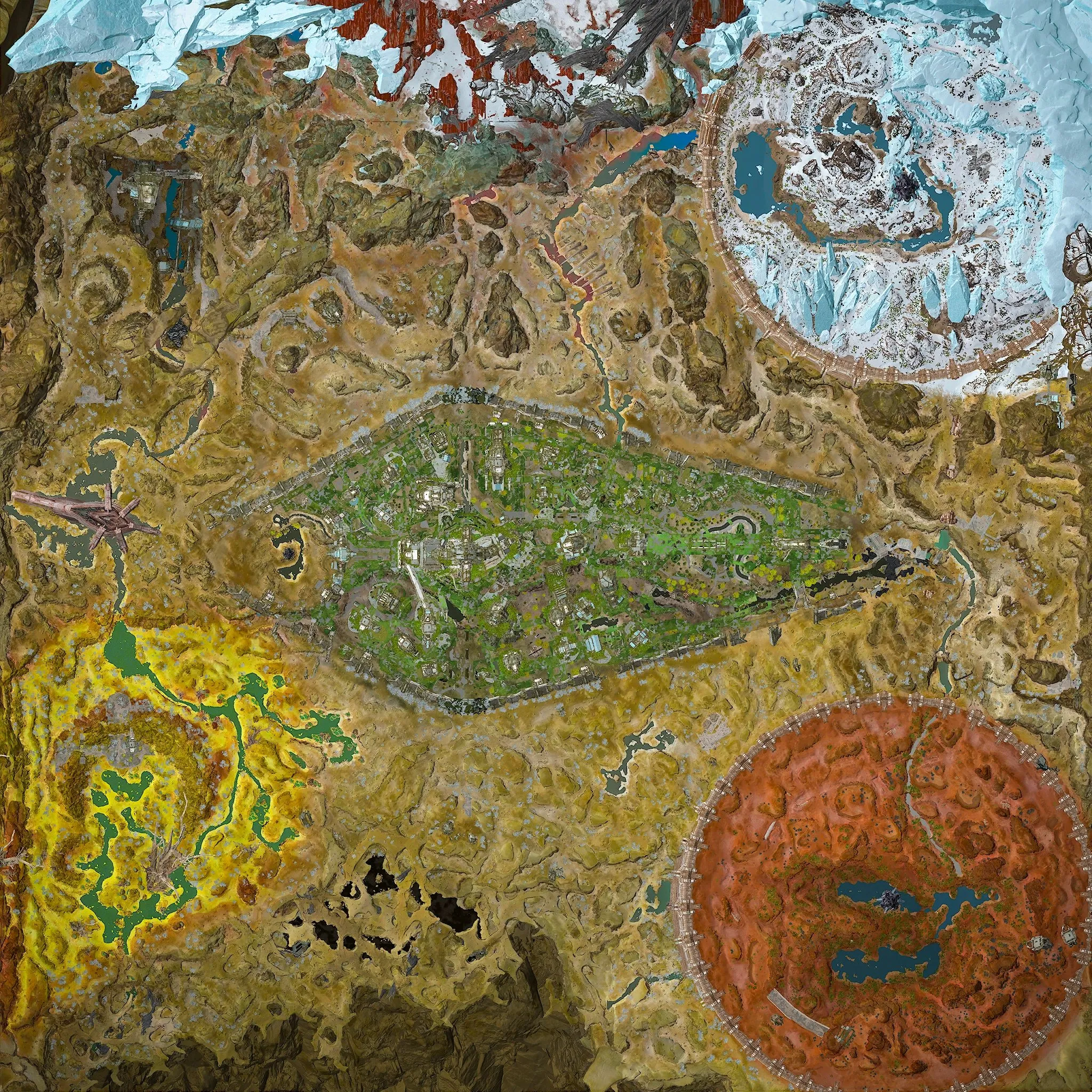 Extinction map